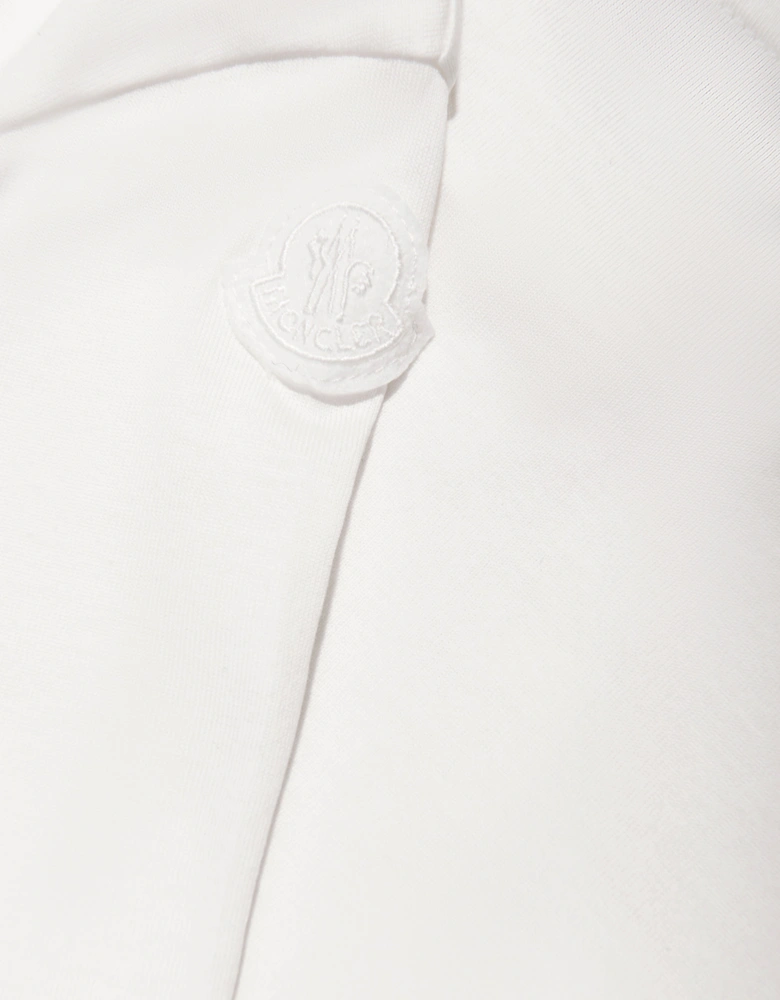 Enfant Girls Long Sleeve Logo T-Shirt in White