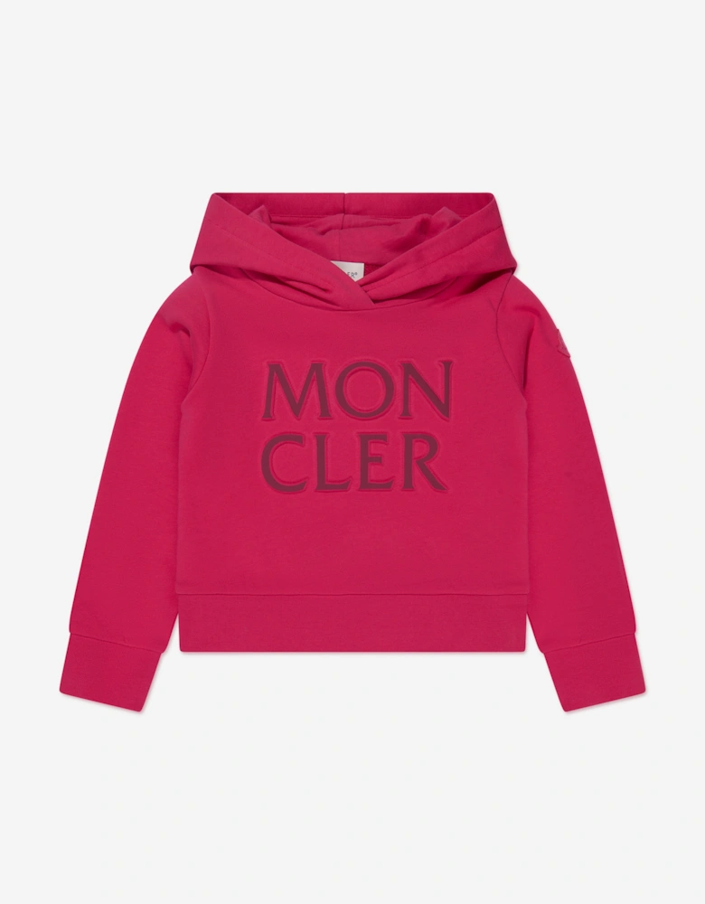 Enfant Girls Logo Hoodie in Pink