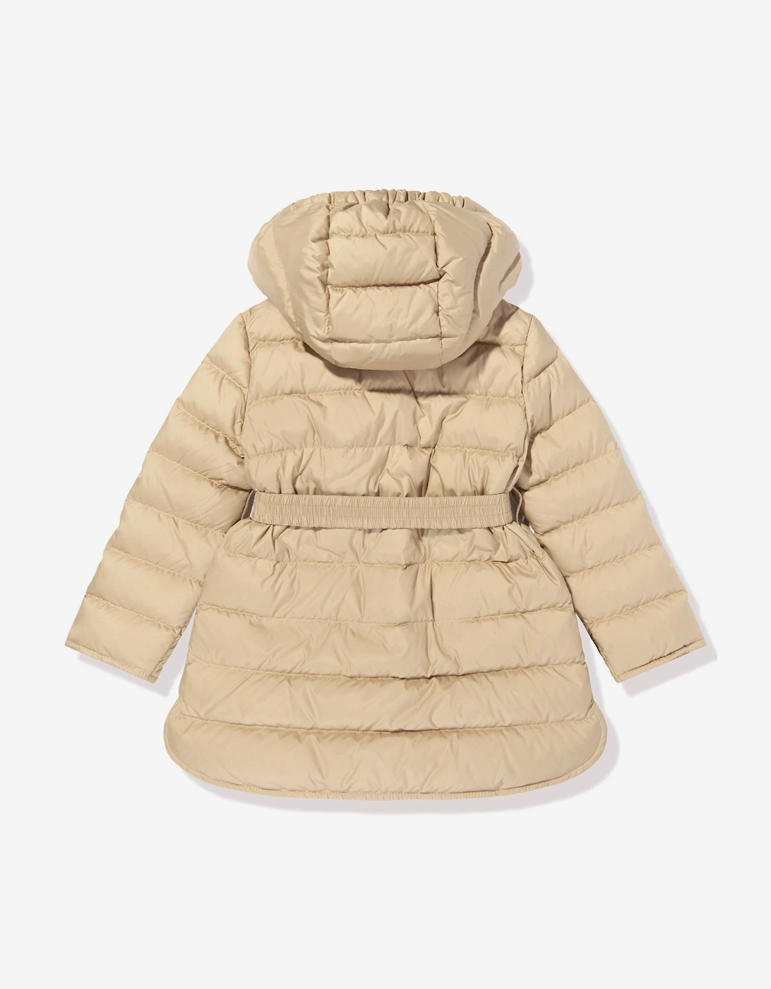 Girls Down Padded Pasenza Long Coat in Beige