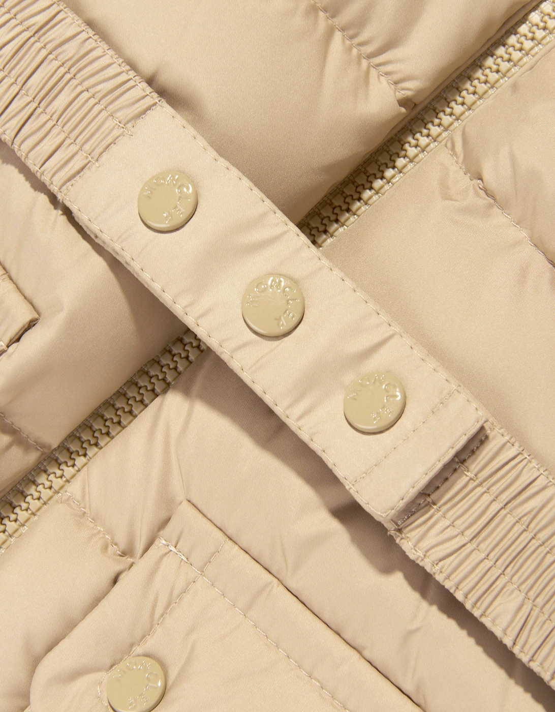 Girls Down Padded Pasenza Long Coat in Beige