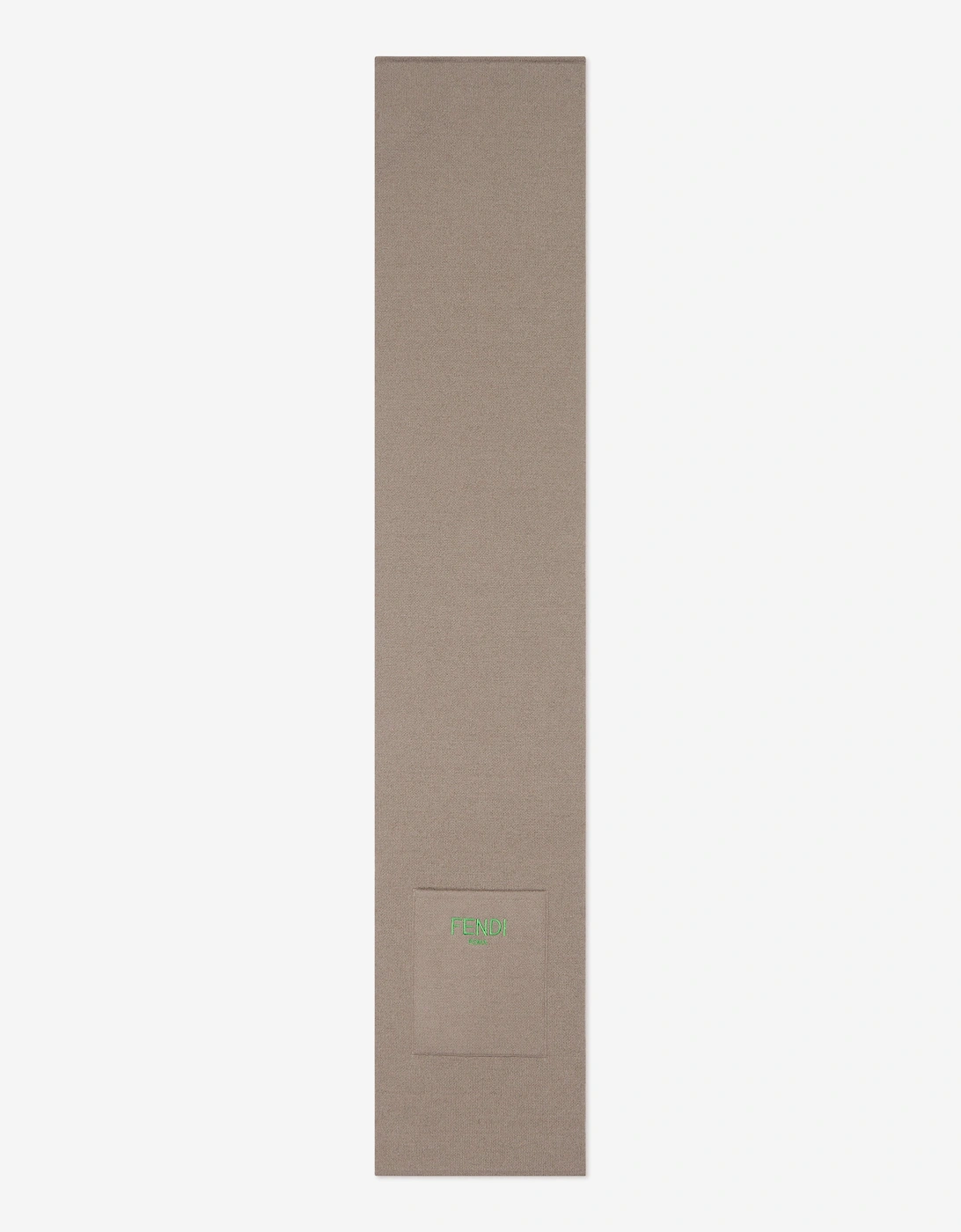 Kids Reversible FF Logo Scarf in Beige