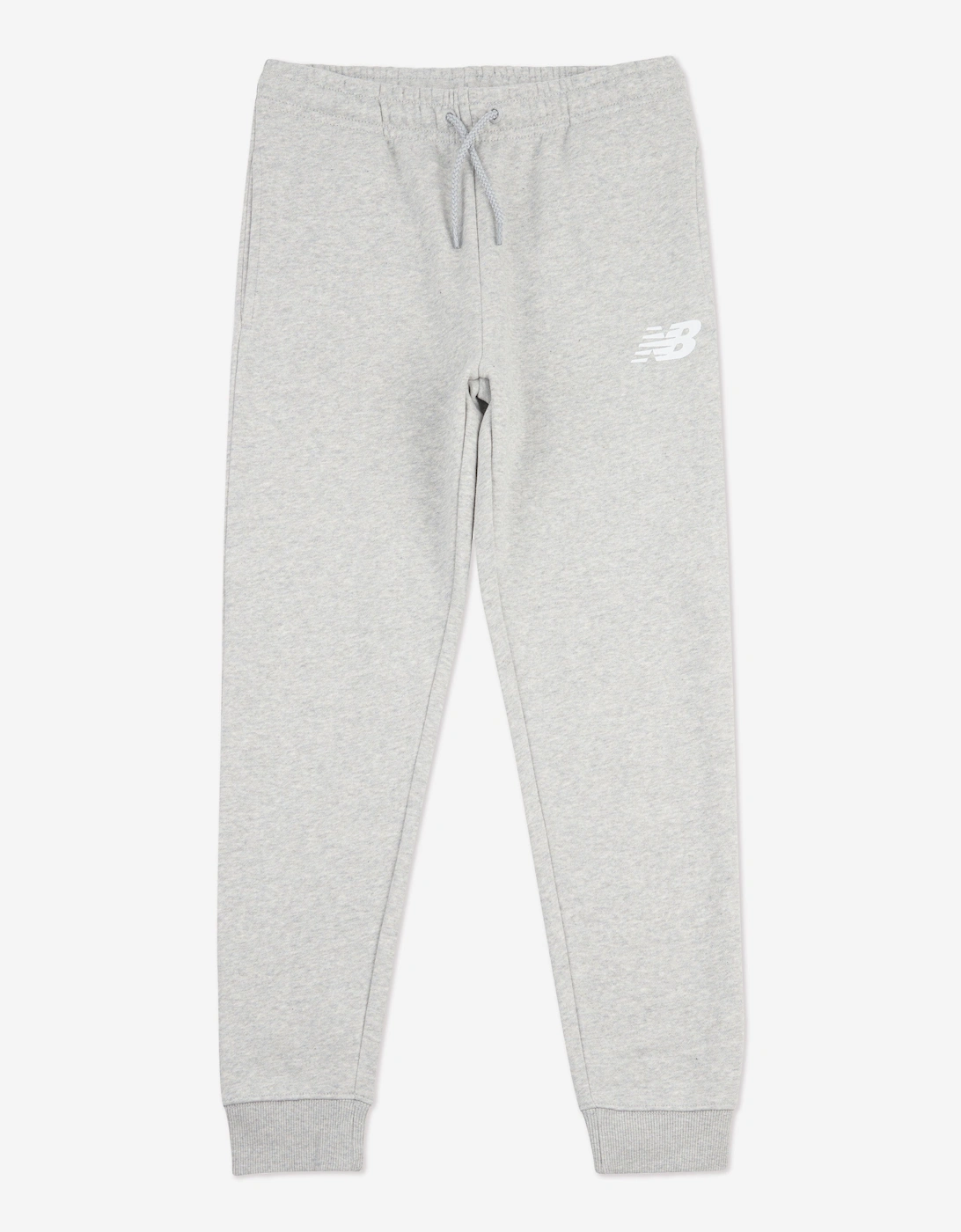 Boys Brush Back Stacked Logo Joggers in Grey, 5 of 4