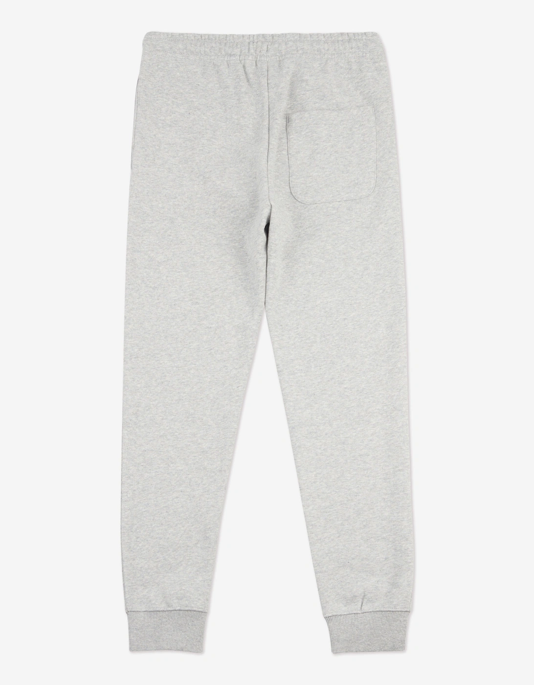 Boys Brush Back Stacked Logo Joggers in Grey