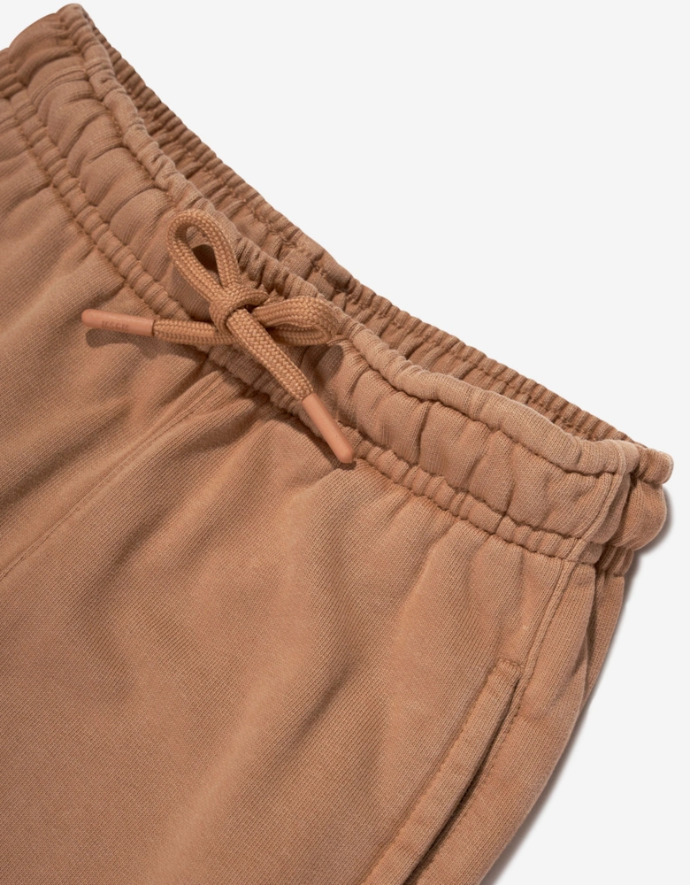 Kids Branded Joggers in Beige