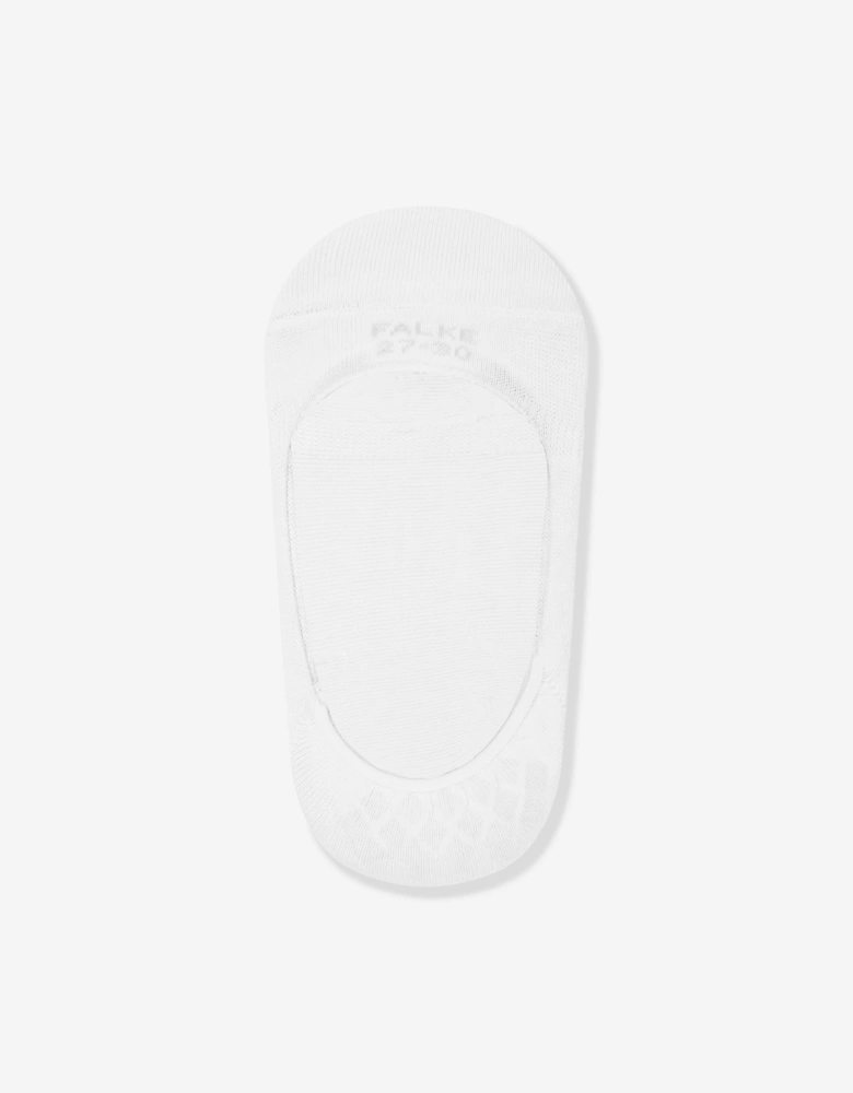 Girls Ballerina No Show Socks in White