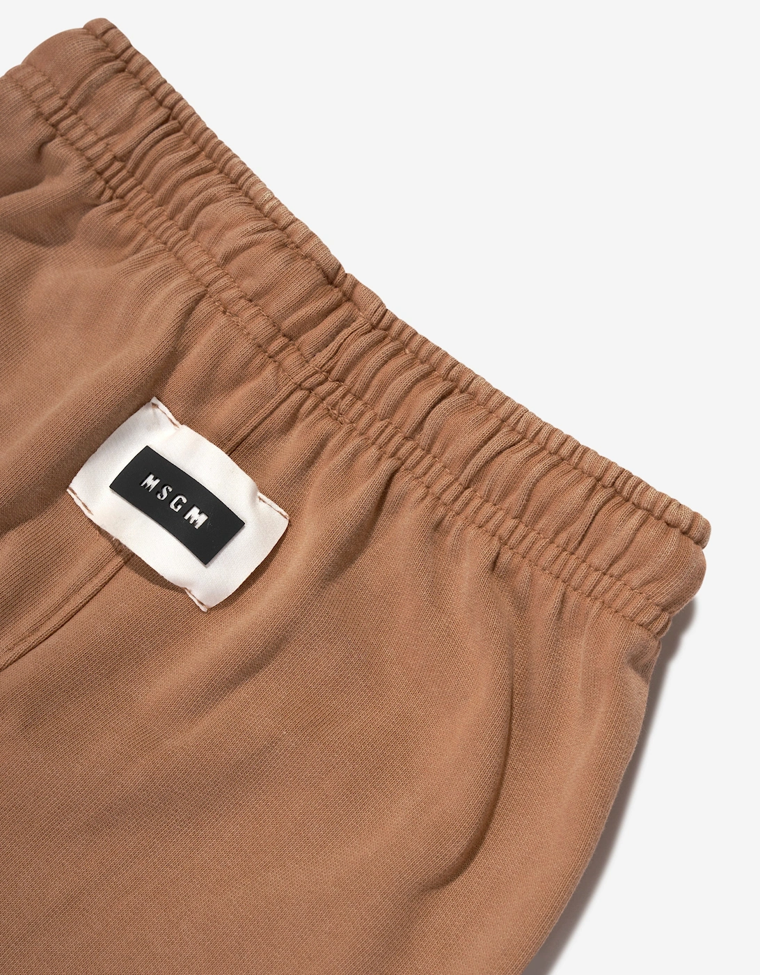 Kids Branded Joggers in Beige