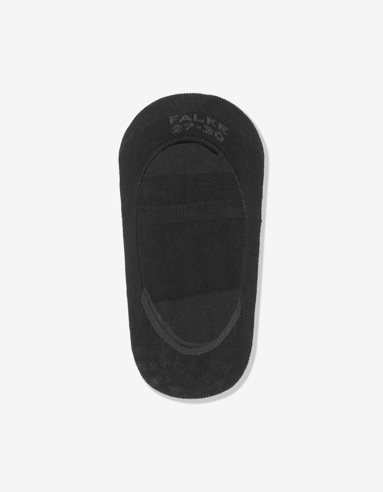 Girls Ballerina No Show Socks in Black