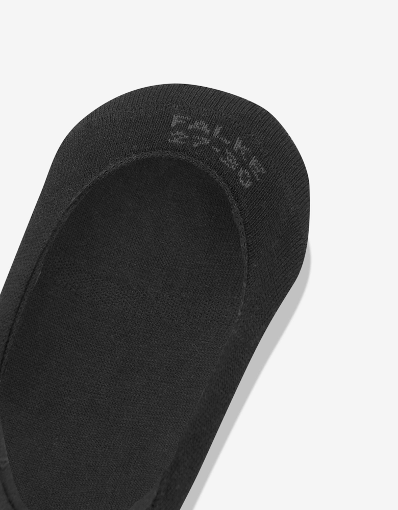 Girls Ballerina No Show Socks in Black