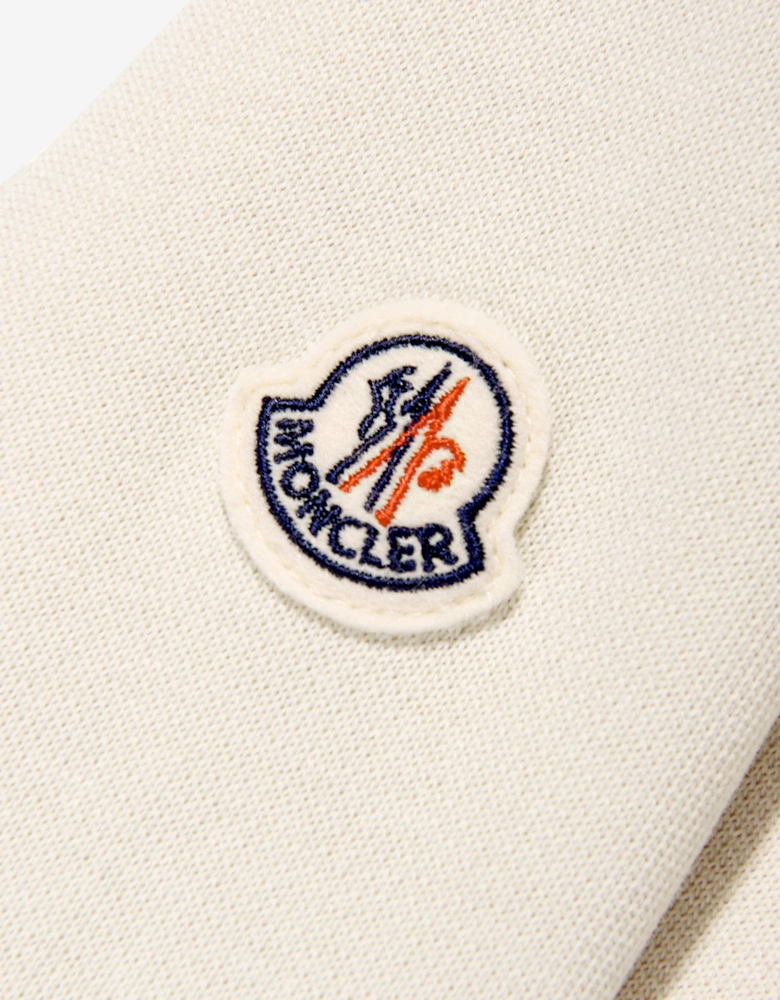 Girls Branded Sweater Dress in Ivory