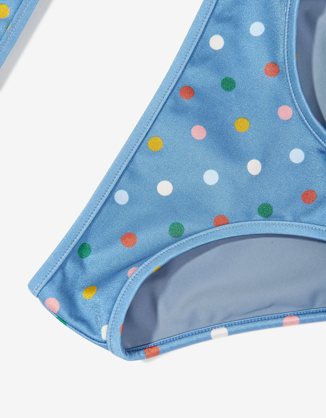 Girls Everley Embroidered Bikini in Blue