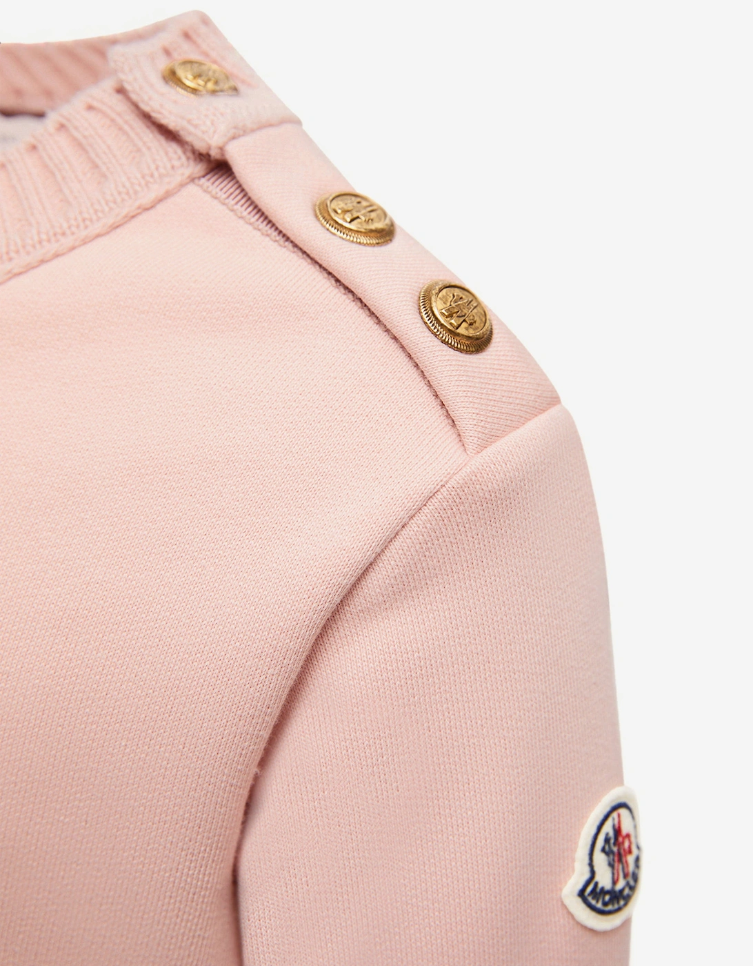 Girls Branded Sweater Dress in Pink