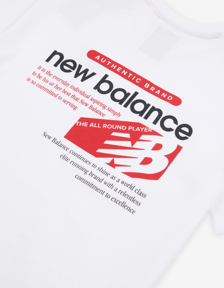 Boys Authentic Brand T-Shirt in White