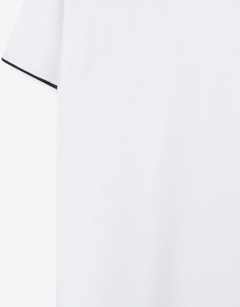 BOSS Girls Double B Polo Dress in White