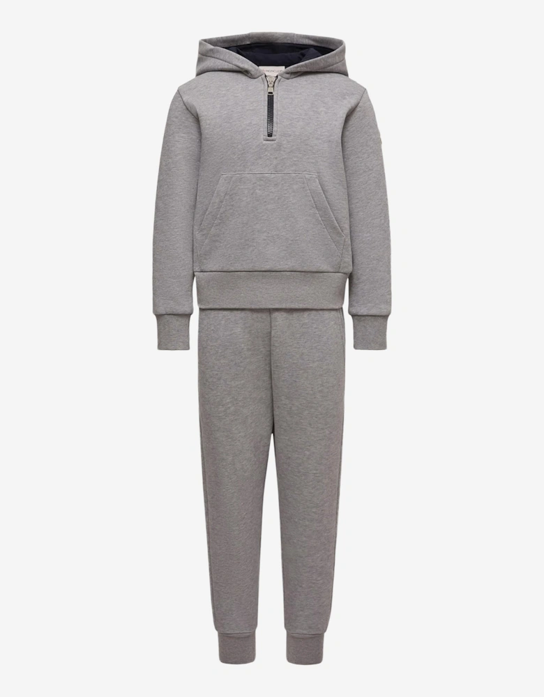 Boys Fleece Tracksuit in Grey