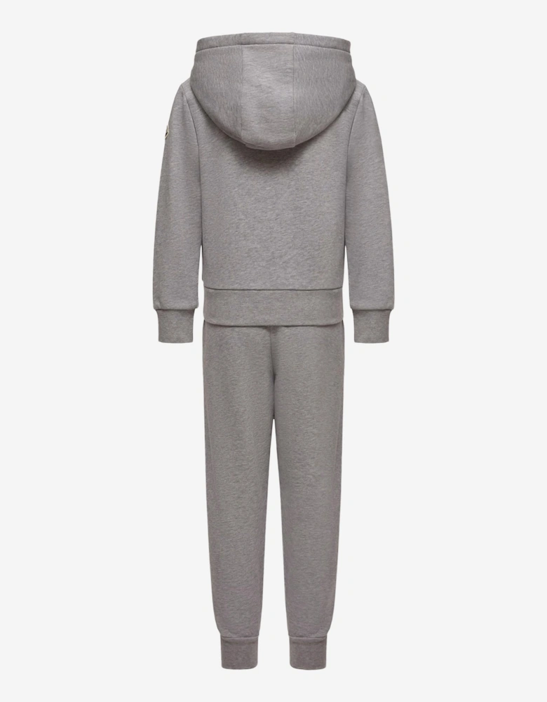 Boys Fleece Tracksuit in Grey