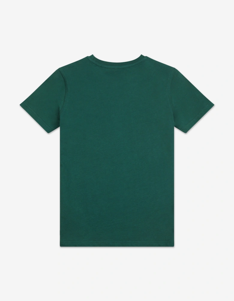 Boys The System Graphic T-Shirt in Green