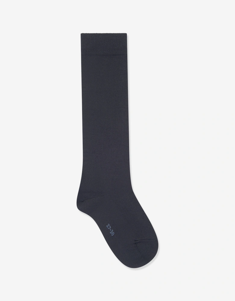 Kids Family Knee-High Socks in Navy