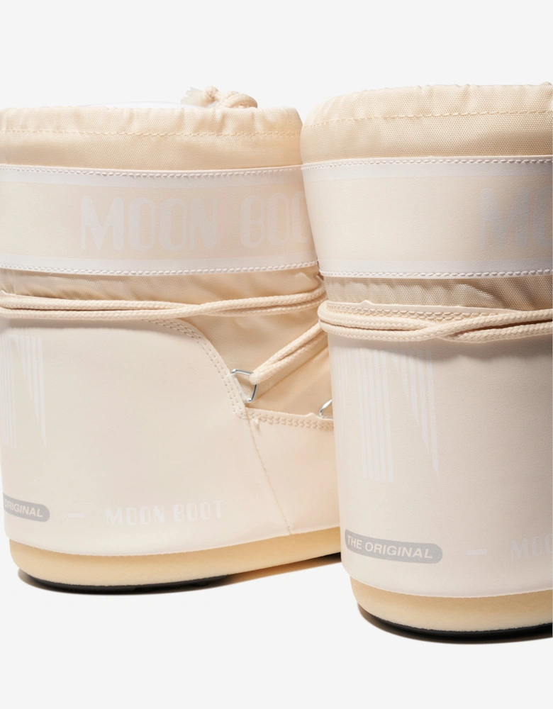 Moon Boot Kids Icon Low Nylon Snow Boots in Ivory