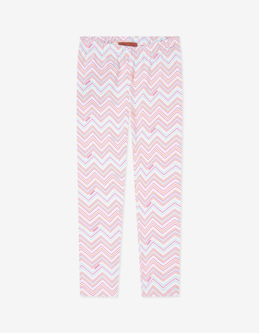 Girls Zigzag Leggings in Multicolour, 5 of 4