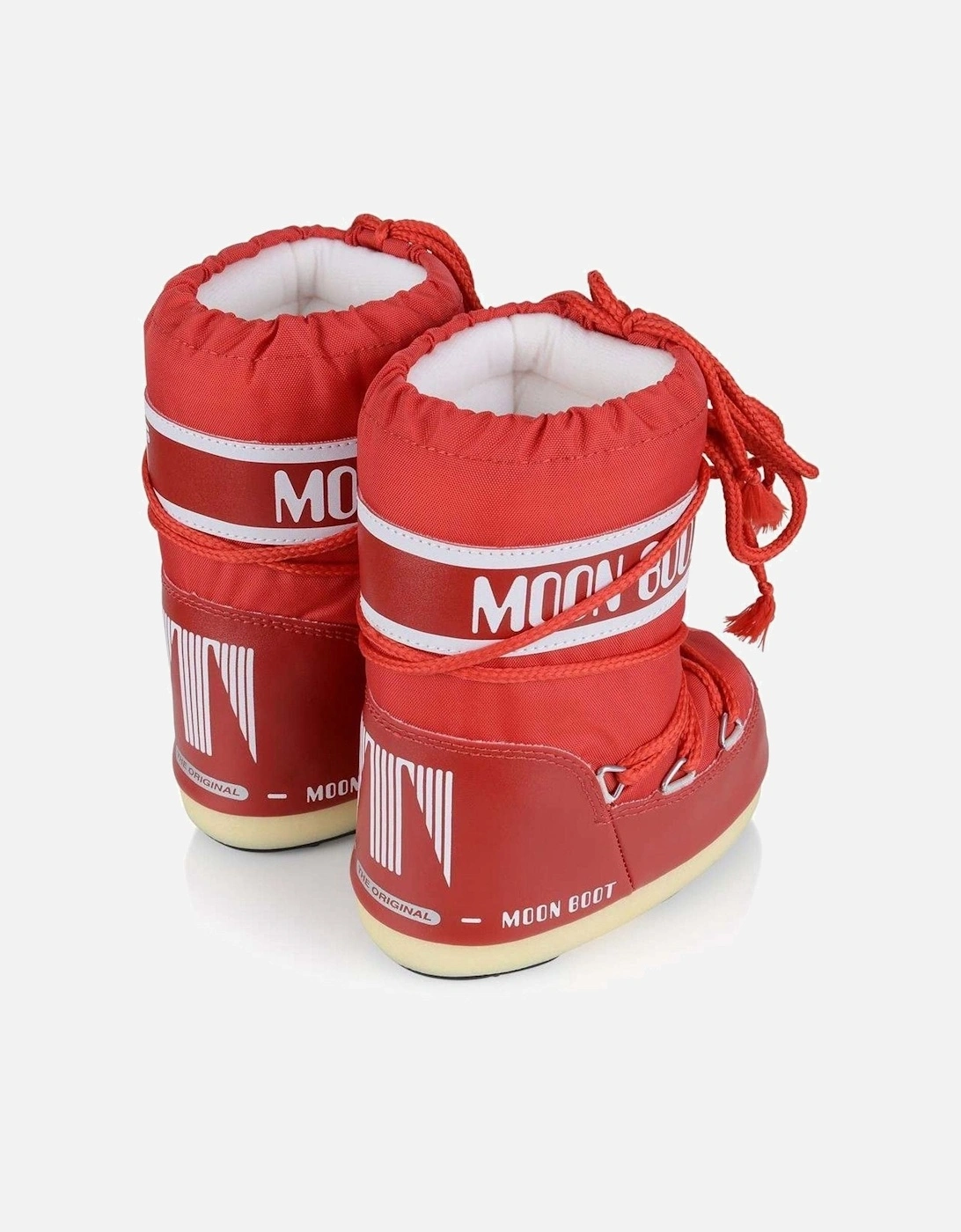 Moon Boot Kids Icon Nylon Snow Boots in Red