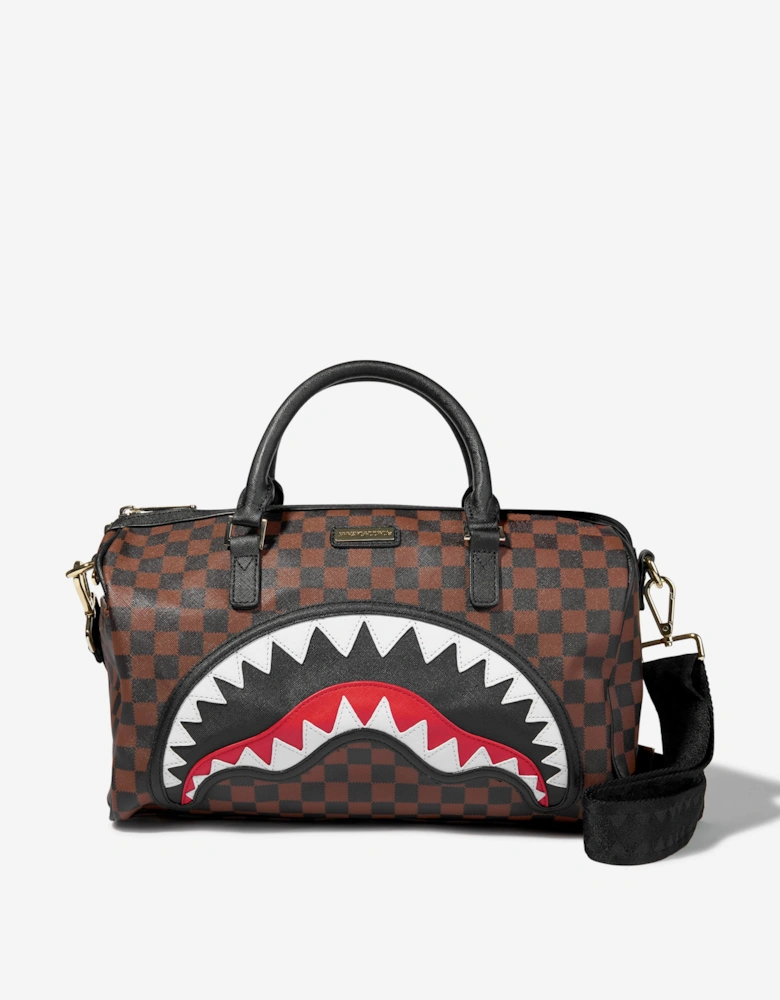 Kids Sawtooth Sharks In Paris Mini Duffle in Brown (33cm)