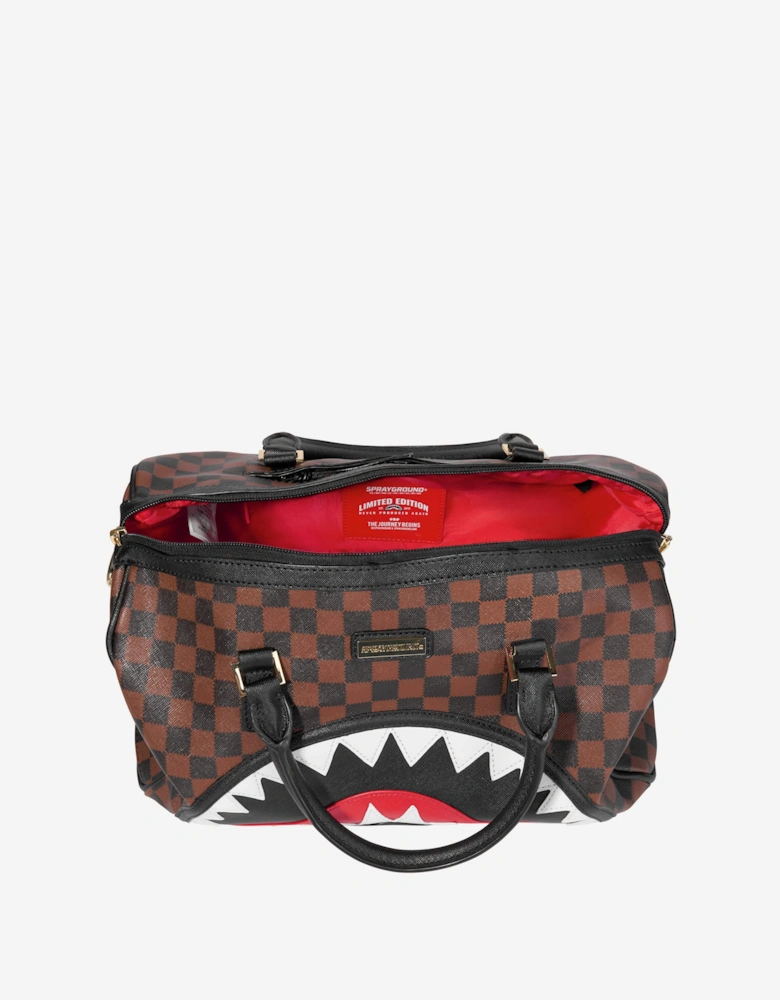 Kids Sawtooth Sharks In Paris Mini Duffle in Brown (33cm)