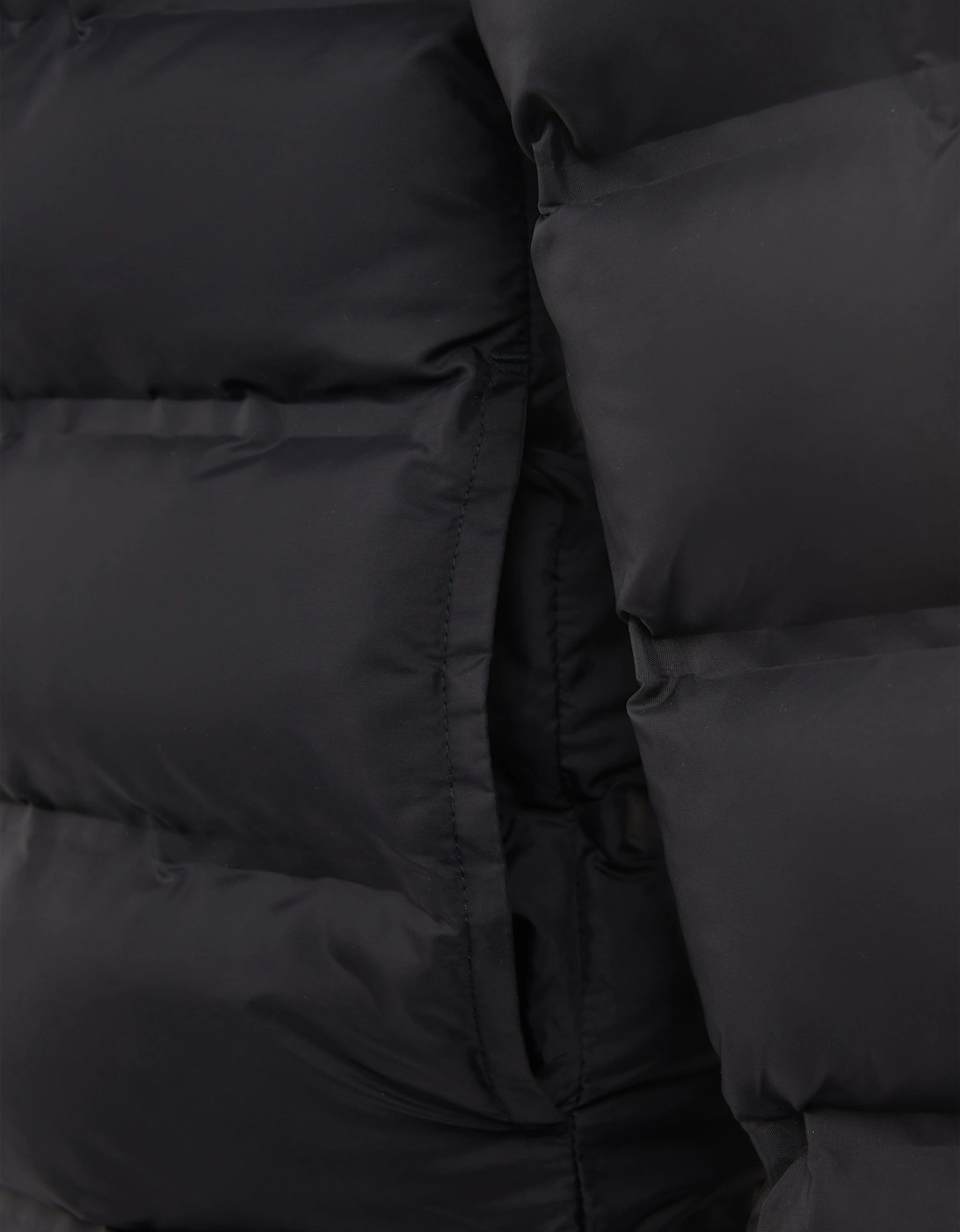 Boys Bond Quilted Jacket in Black