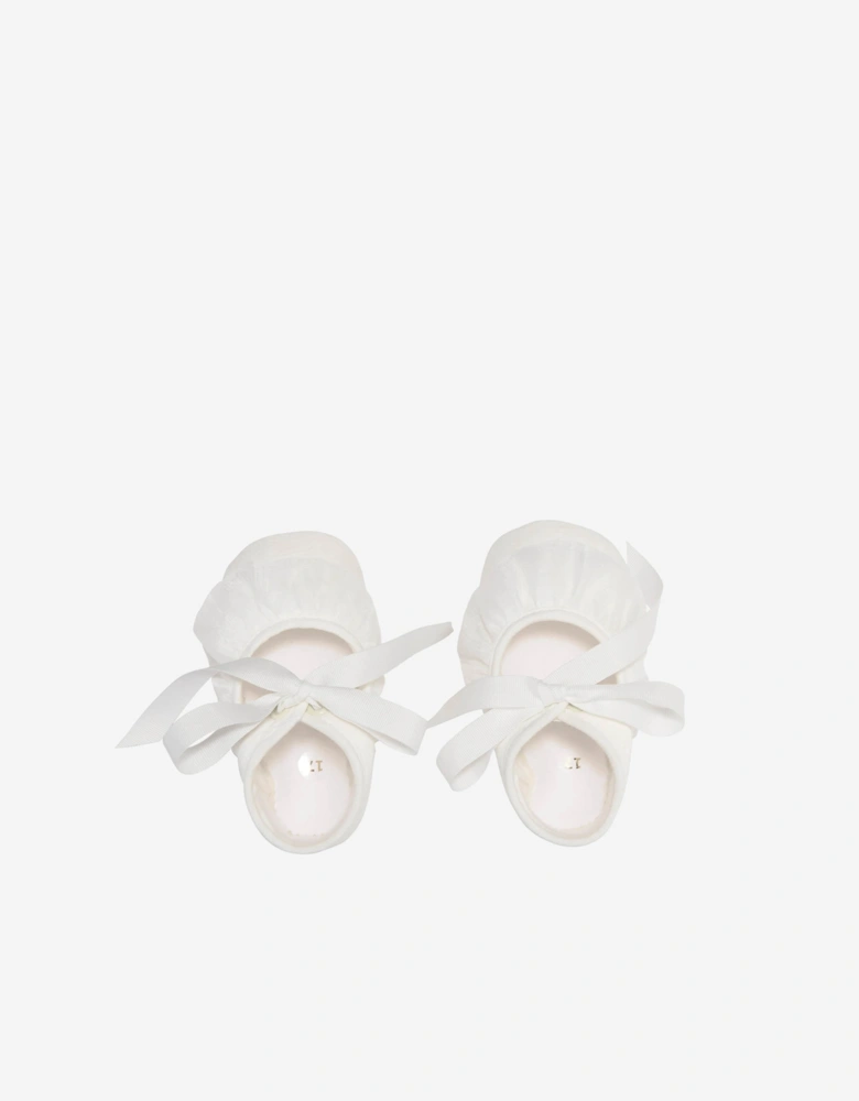Baby Girls Pre-Walker Shoes in Ivory