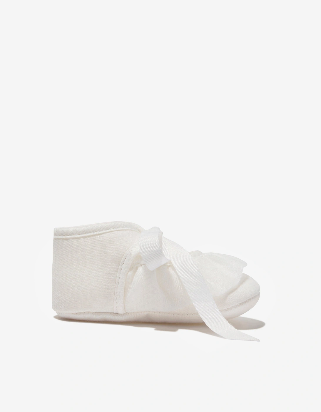 Baby Girls Pre-Walker Shoes in Ivory, 6 of 5