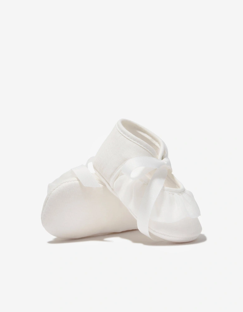 Baby Girls Pre-Walker Shoes in Ivory