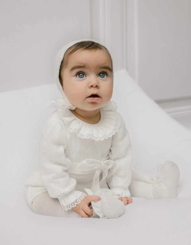 Baby Girls Pre-Walker Shoes in Ivory