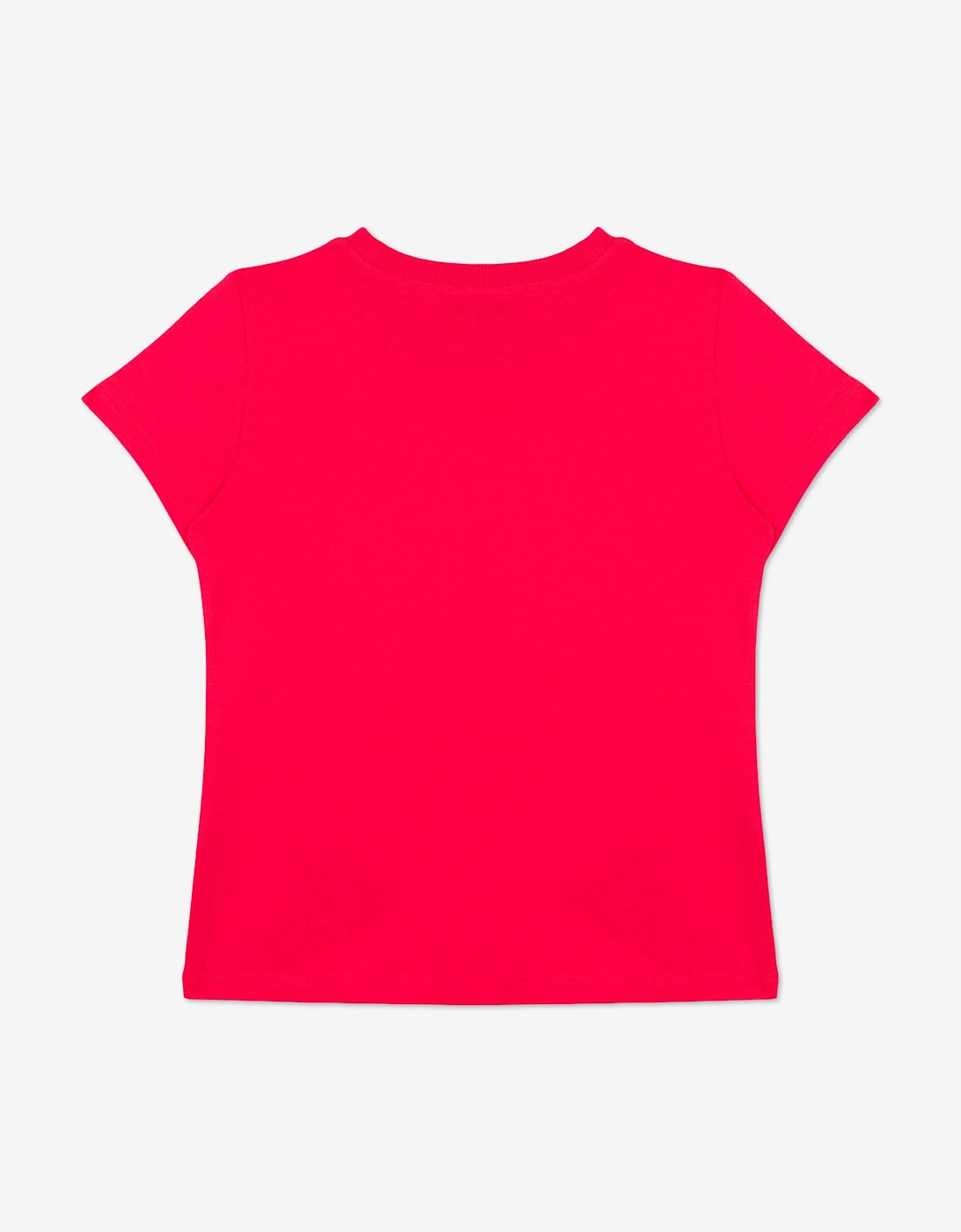Girls Teddy Bear T-Shirt in Red