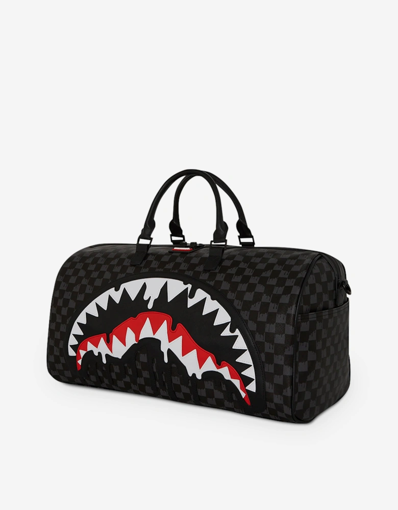 Kids Dripping Sharks In Paris Duffle in Black (50cm)