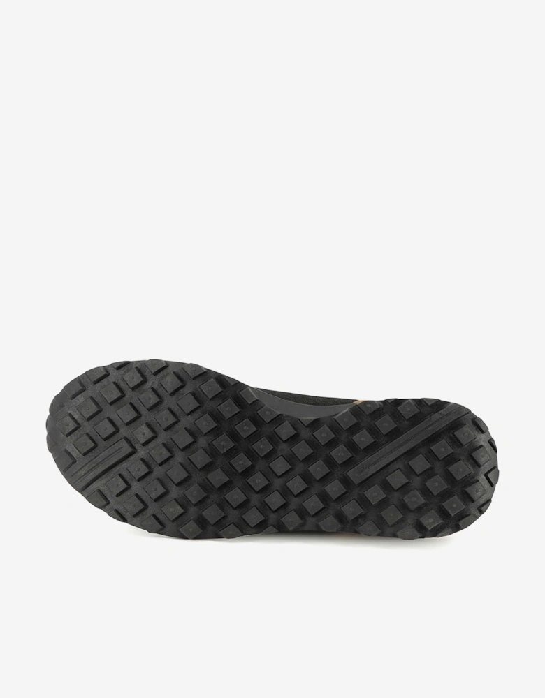 BOSS Boys Logo Sock Trainers in Brown