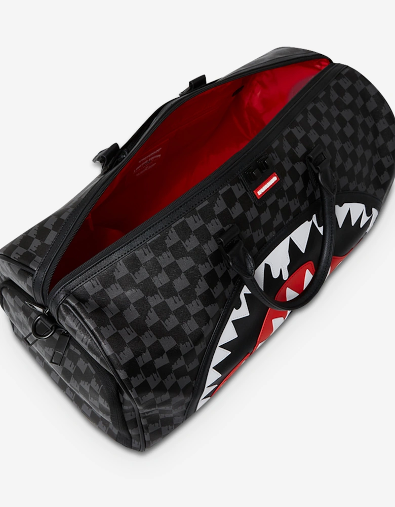 Kids Dripping Sharks In Paris Duffle in Black (50cm)