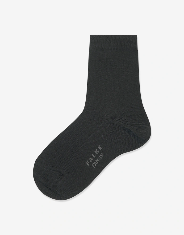Kids Family Socks in Black