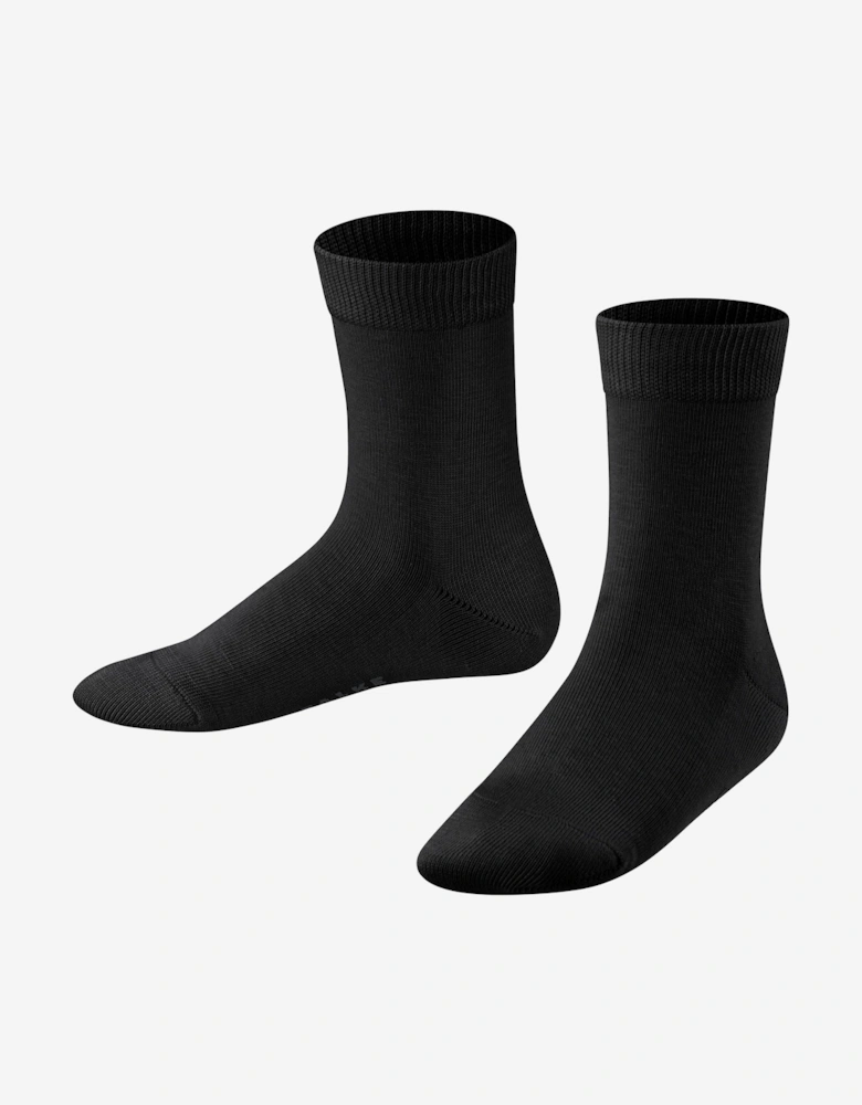 Kids Family Socks in Black