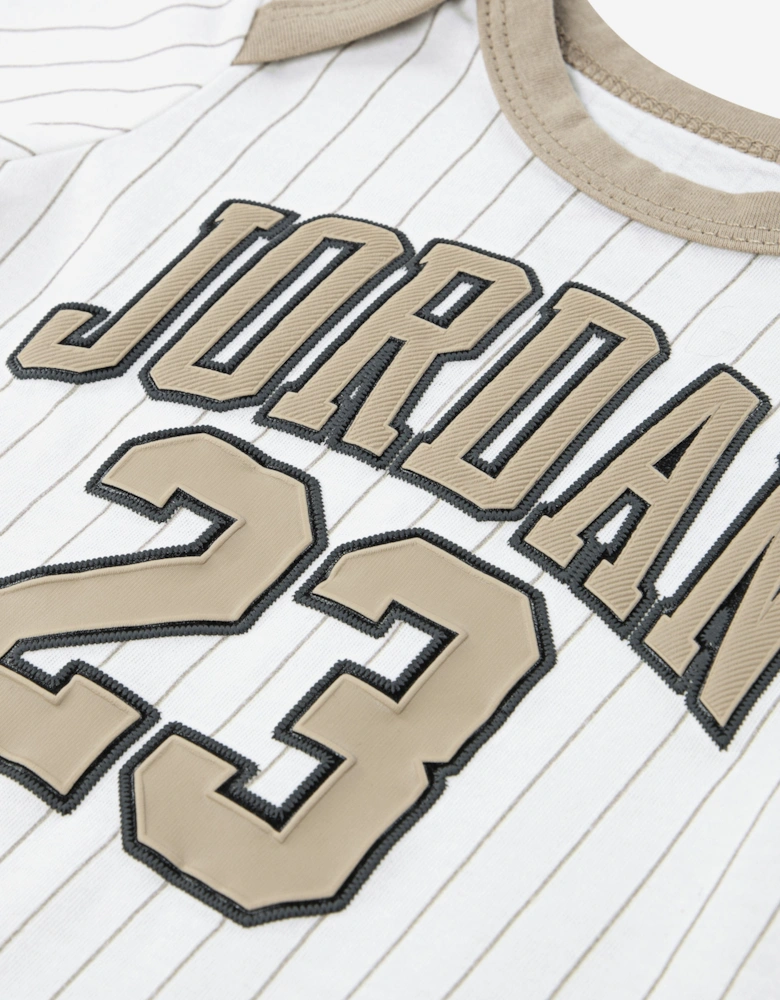 Baby MJ 23 Tracksuit Set in Beige