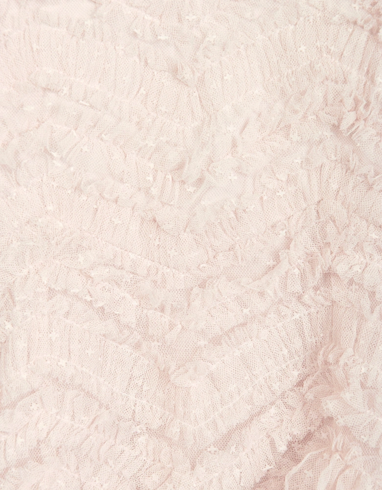 Girls Elia Tulle Dress in Pink