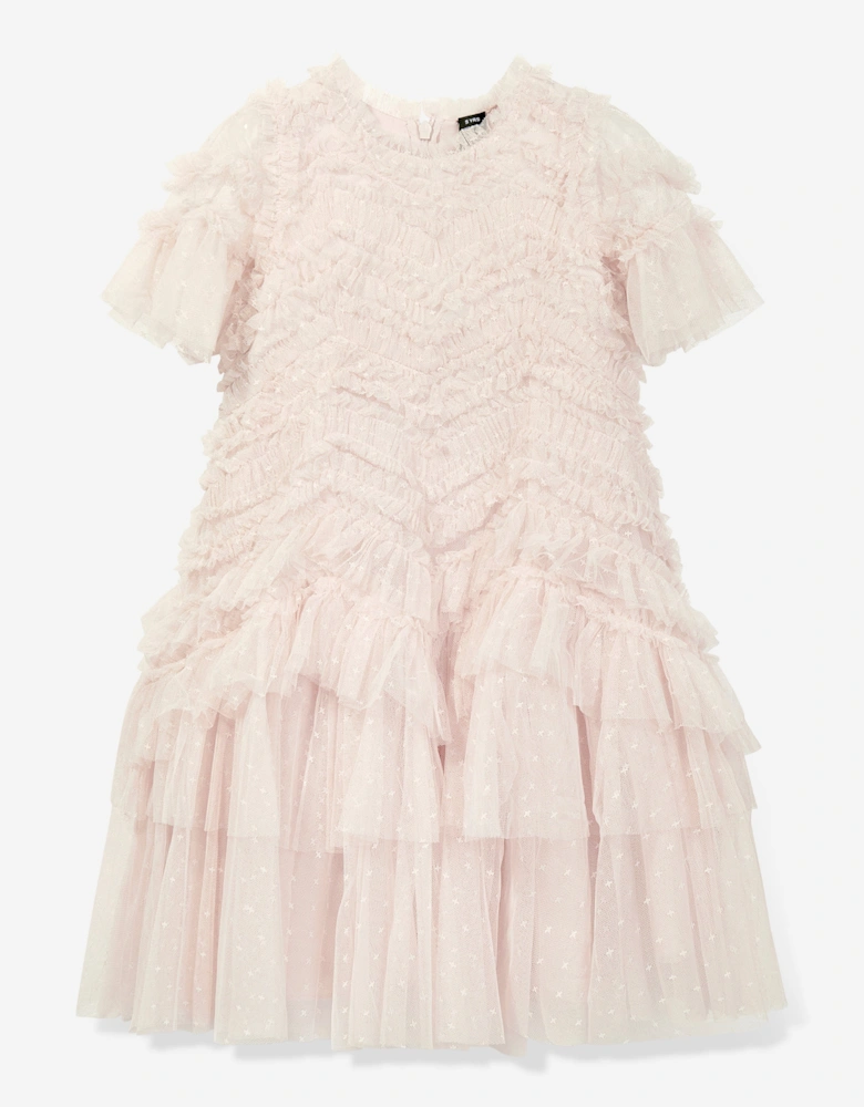 Girls Elia Tulle Dress in Pink