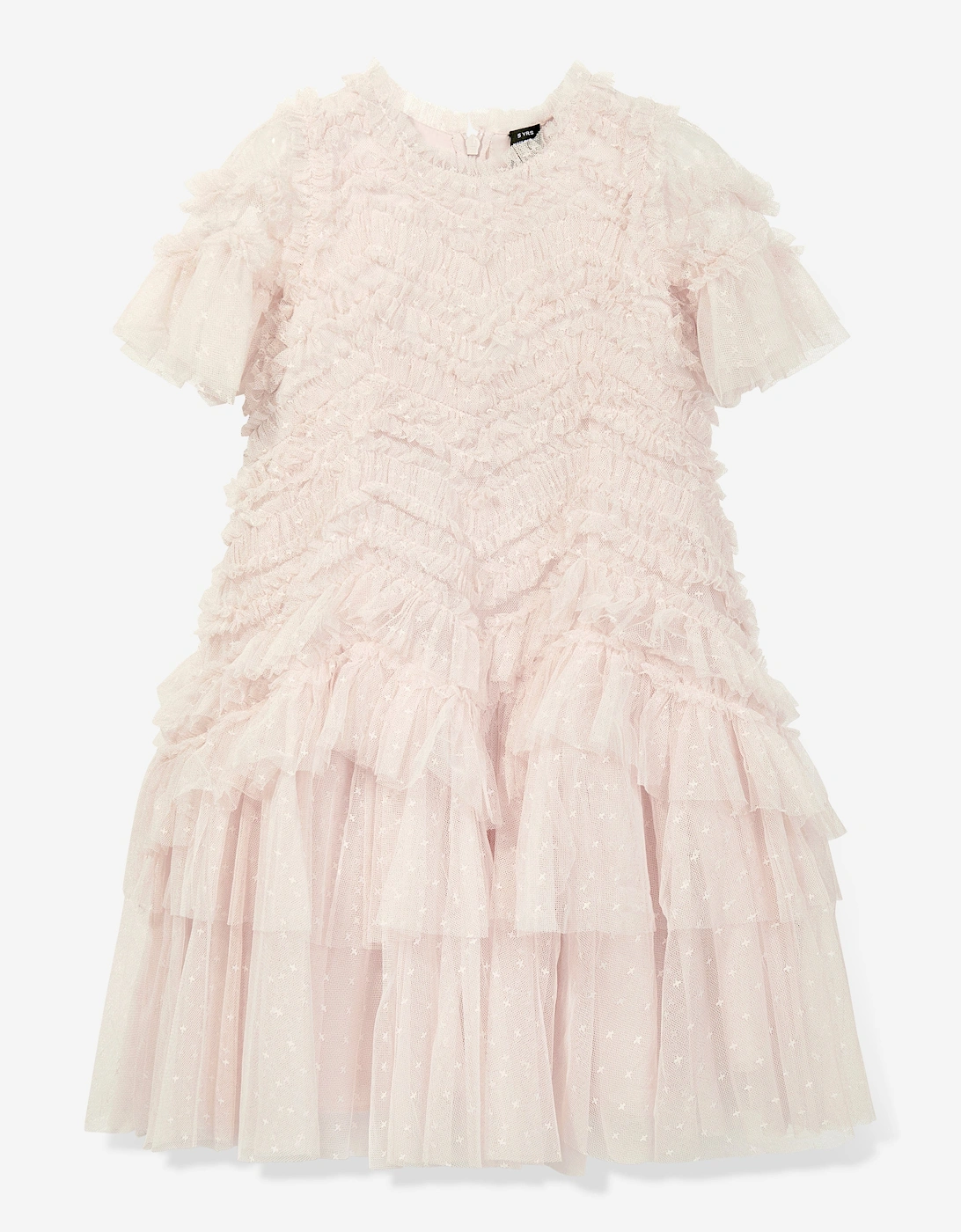 Girls Elia Tulle Dress in Pink, 6 of 5