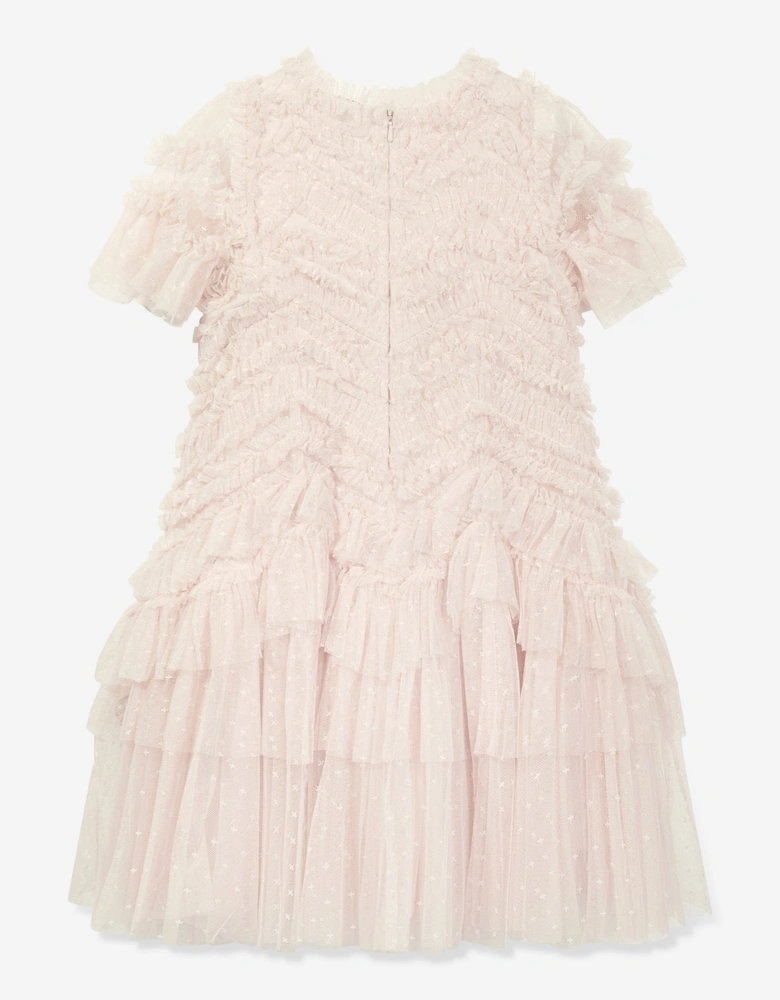 Girls Elia Tulle Dress in Pink