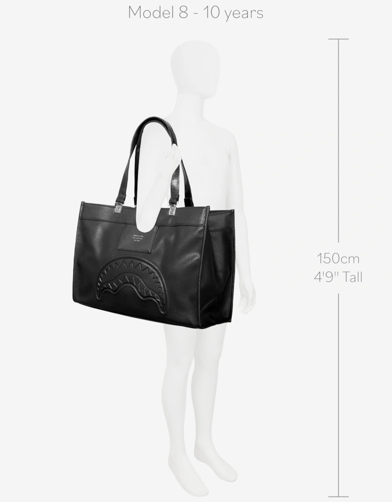 Kids Night Sky Tortuga Tote Bag in Black (35cm)