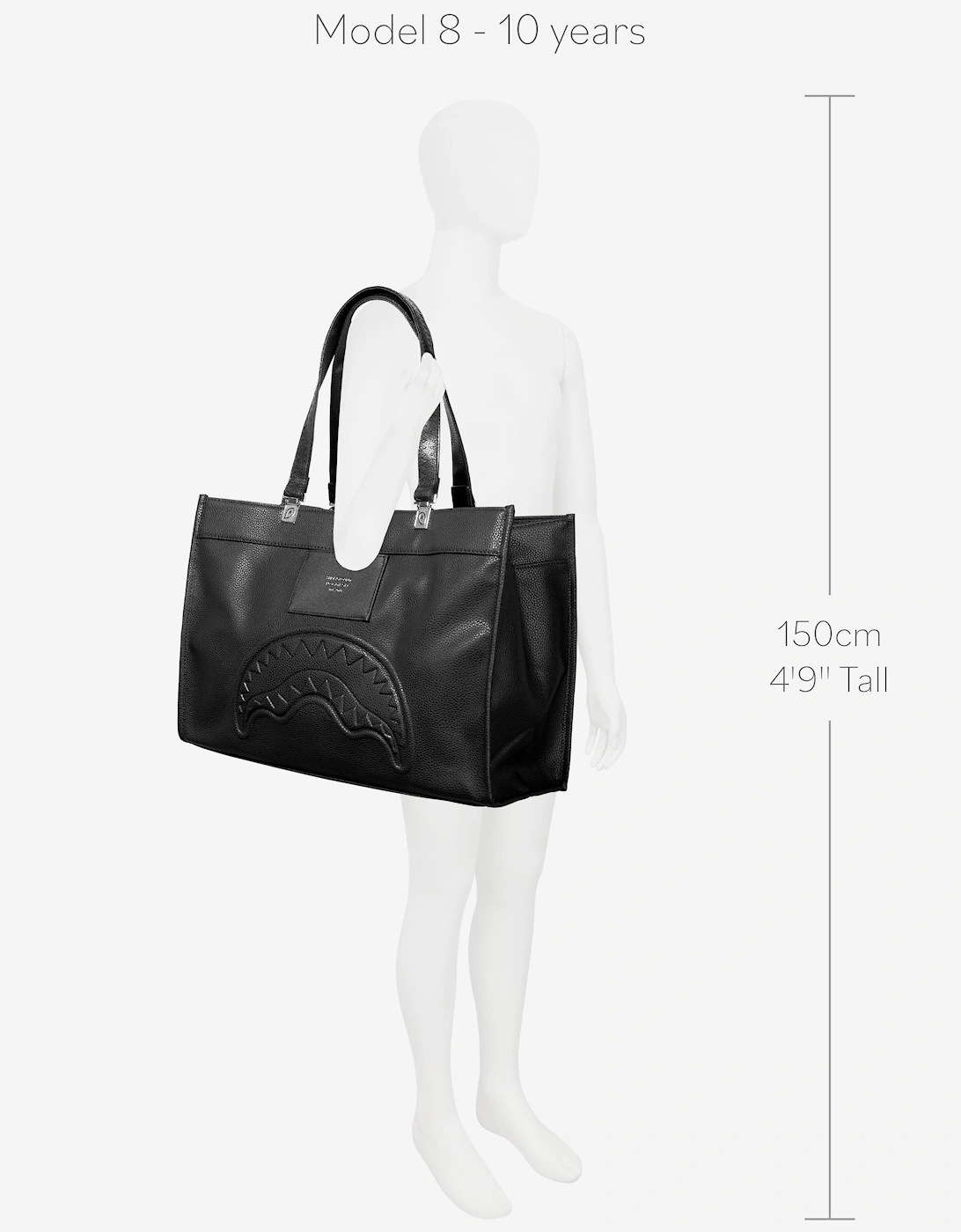 Kids Night Sky Tortuga Tote Bag in Black (35cm)