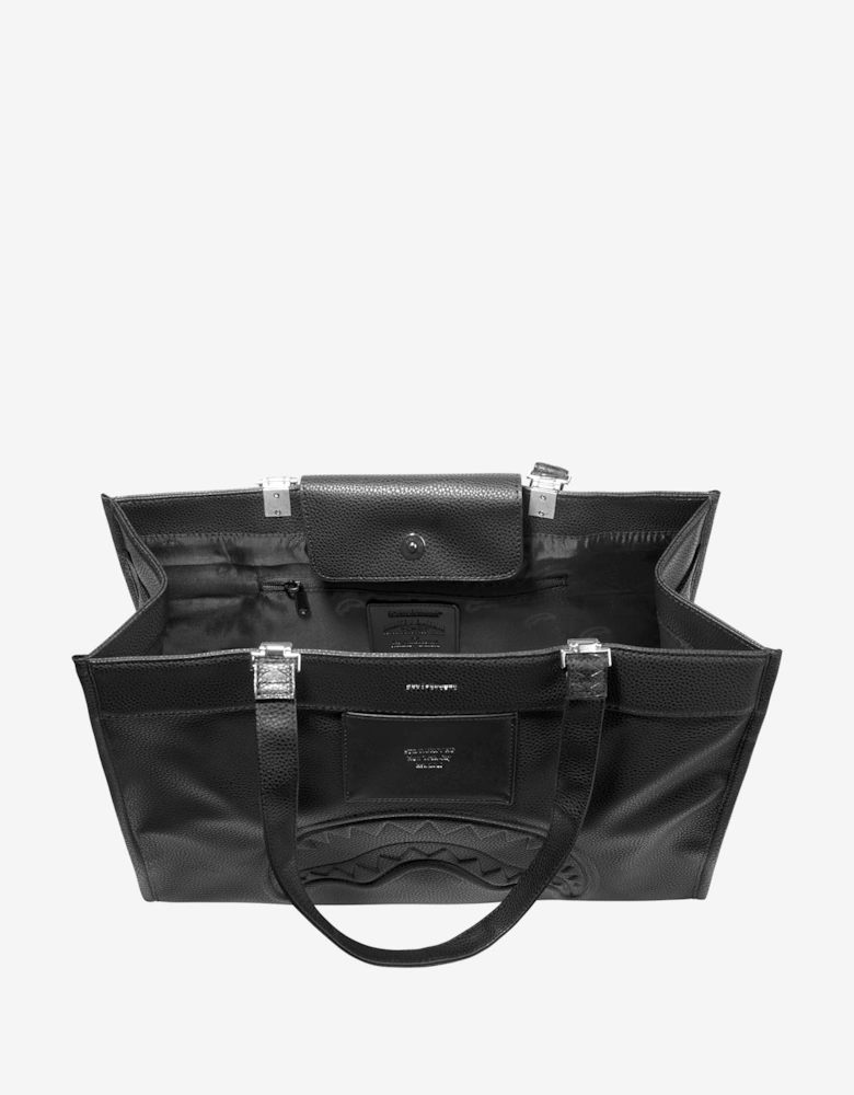 Kids Night Sky Tortuga Tote Bag in Black (35cm)