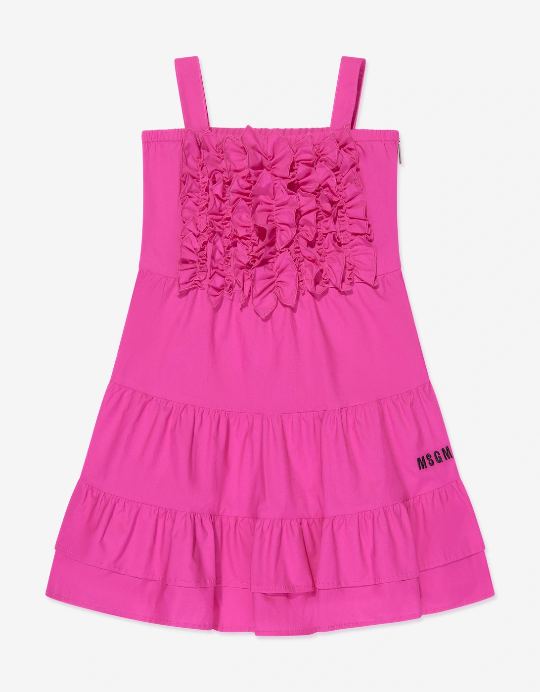 Girls Ruffle Dress in Pink, 5 of 4