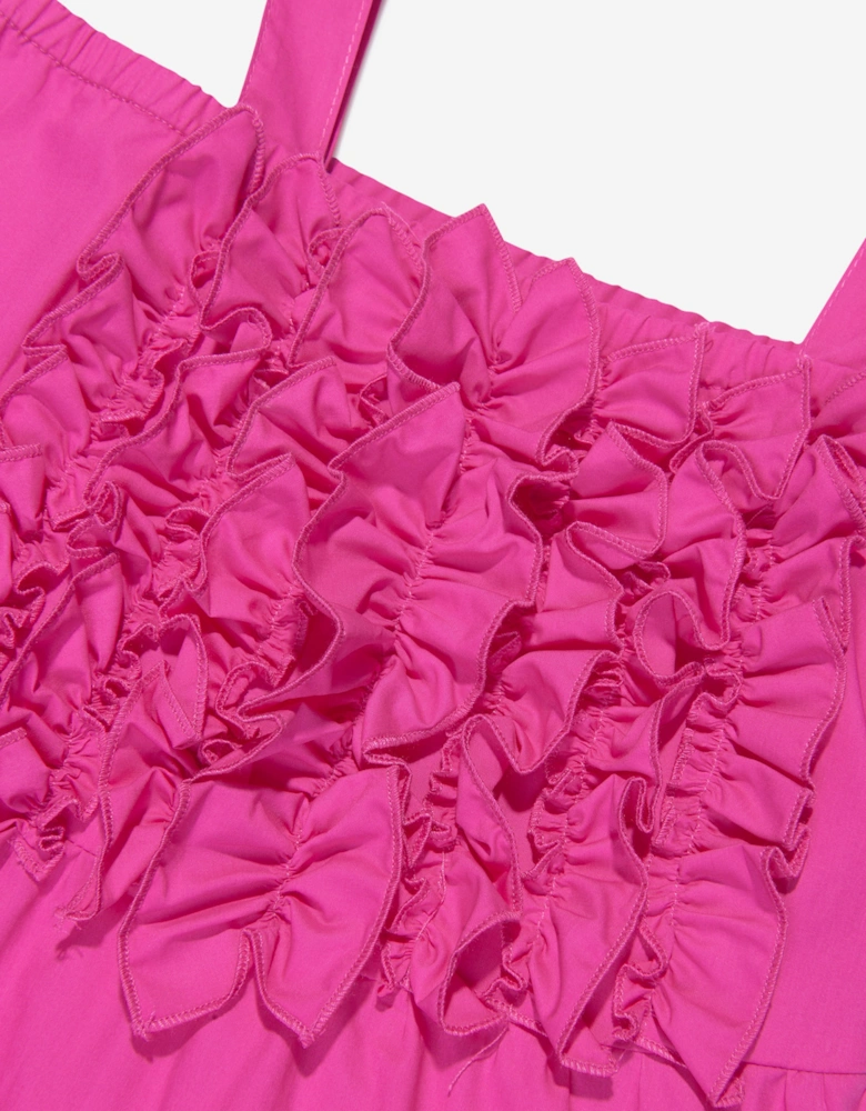 Girls Ruffle Dress in Pink