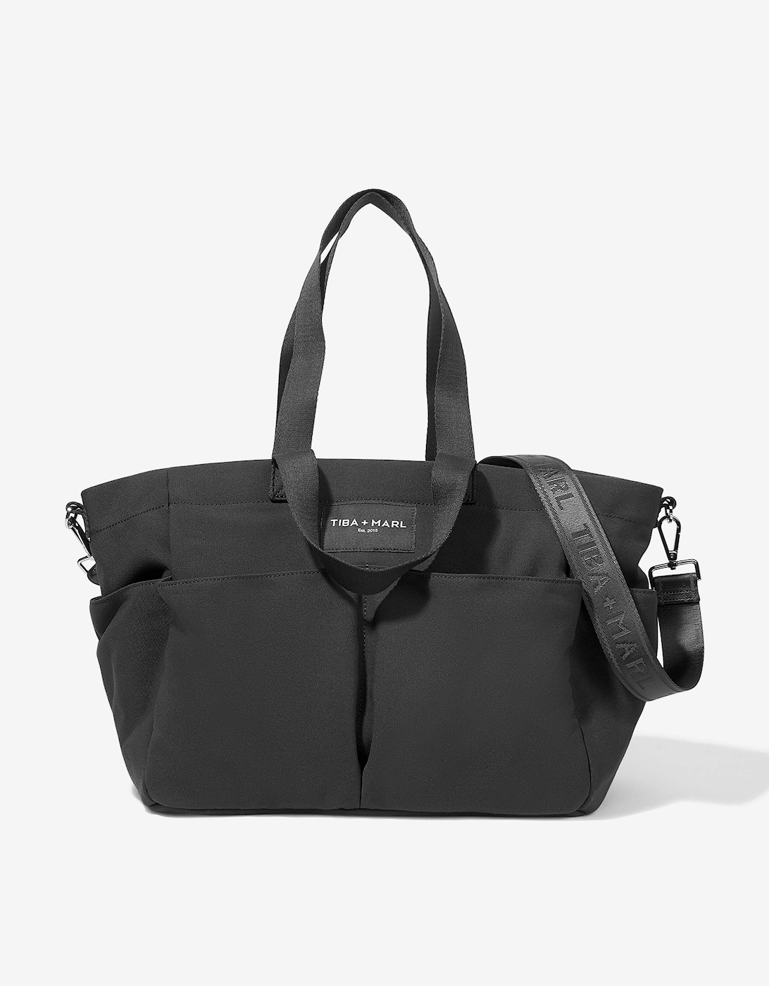 Baby The Canvas Tote Bag in Black (30cm), 9 of 8