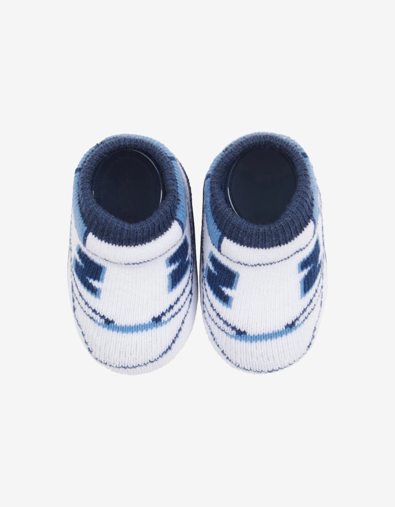 Baby Boys Classic 2 Pack Bootie Set in Navy