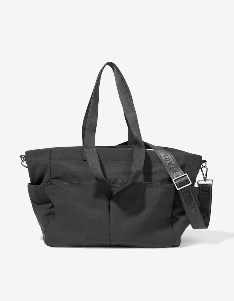 Baby The Canvas Tote Bag in Black (30cm)